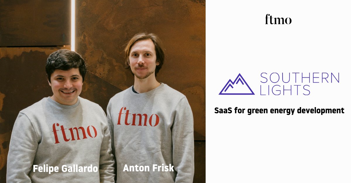 🚀Meet Felipe Gallardo and Anton Frisk, co-founders of Southern Lights, a team that is disrupting the green energy industry with their SaaS platform for green hydrogen project assessment.

💡Join their webinar to learn more about green hydrogen projects. eu1.hubs.ly/H0368q_0