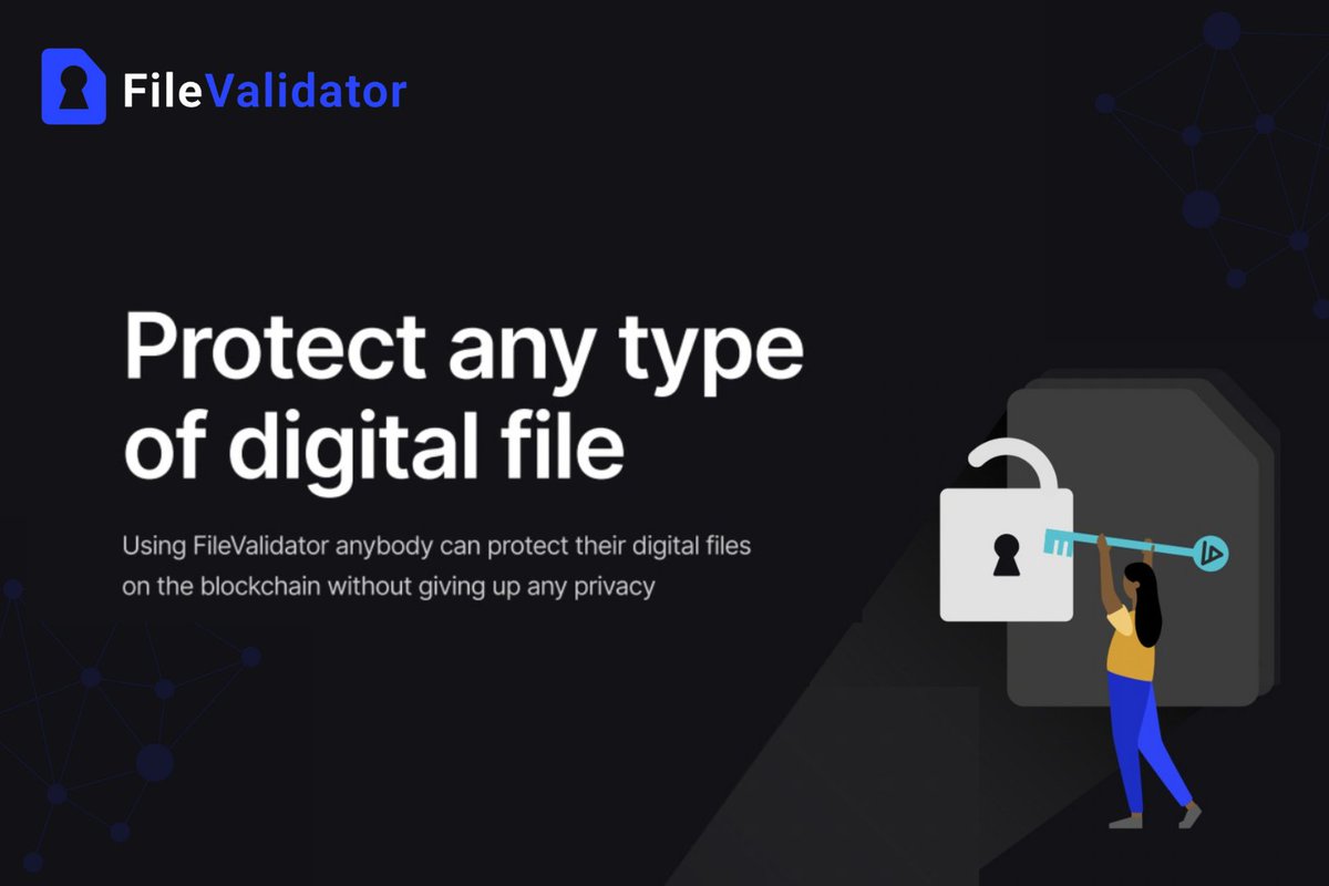 FileValidator's tweet image. Want to ensure that your digital documents are tamper-proof and secure? 🔏

FileValidator uses advanced encryption and #blockchain technology powered by #VIDT to detect and prevent any unauthorized changes to your documents.

#filevalidation #digitaltrust  #BTC #ETH