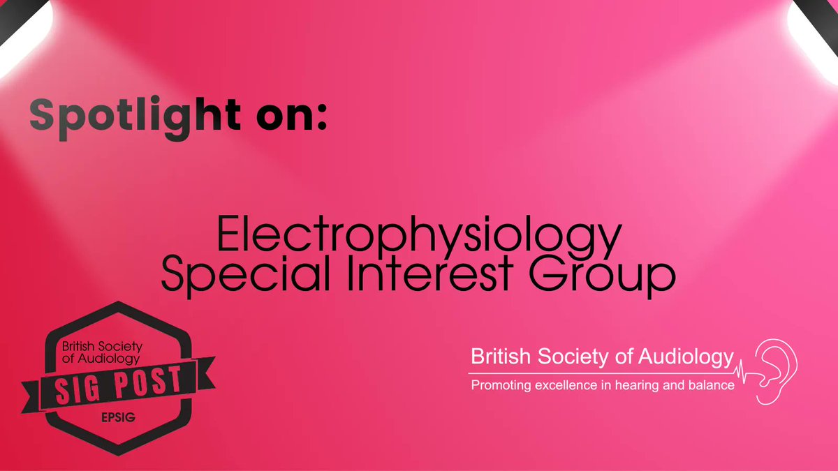 Spotlight on: BSA Electrophysiology SIG (EPSIG) 
 
EPSIG are pleased to see new members joining their committee which will add to the diversity of voices within the group.
 
Read the full spotlight👉 buff.ly/3JPma2z 
 
#audiology #audpeeps #electrophysiology