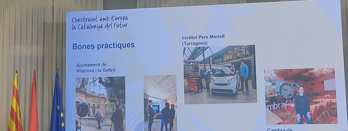 sranguelov's tweet photo. Buenas prácticas de financiación de Proyectos Europeos en Cataluña hoy @Generalitat_cat apoyados por #FondosEuropeos y la @EU_Commission @EU_Social https://t.co/1XWcx6QORo