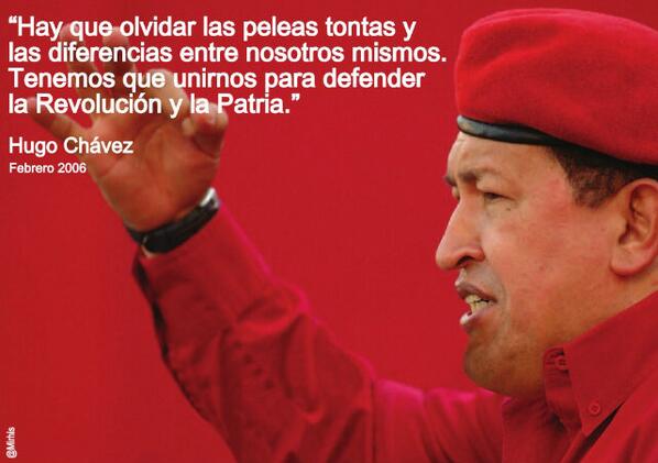 iUnidos Somos Chávez!
iUnidos Somos Invencibles!

#ChávezSiempreChávez