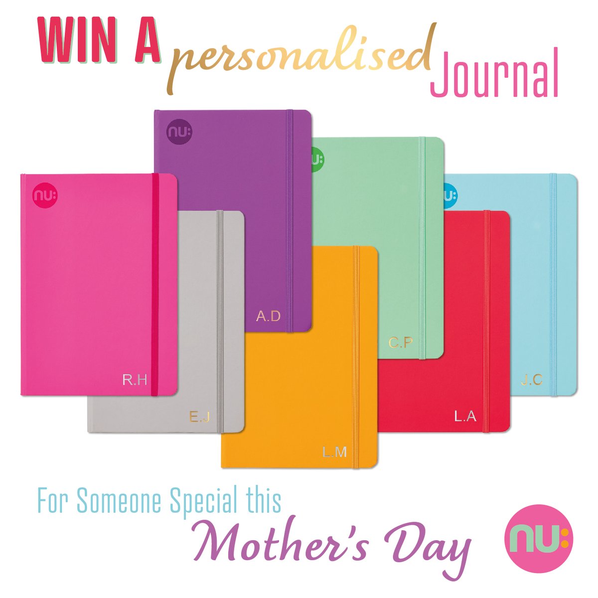WIN a Nu Spectrum Personalised Journal for the perfect Mother's Day gift 💕
For your chance to WIN please like this post, tag a friend and make sure you're following our page!
Winner to be announced Monday 13th March
#nunotebooks #mothersday #giveaway