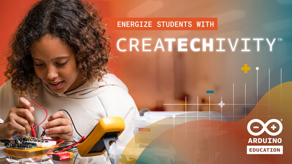 pitscoed's tweet image. Creativity and technology come together in amazing ways with @arduino's classroom kits and online resources. ✨
The Engineering Kit, IoT Kit, and Education Starter Kit make for the perfect hands-on STEAM Experience.
#Createchivity #ArduinoEducation
pitsco.com/Shop/Coding/Ar…