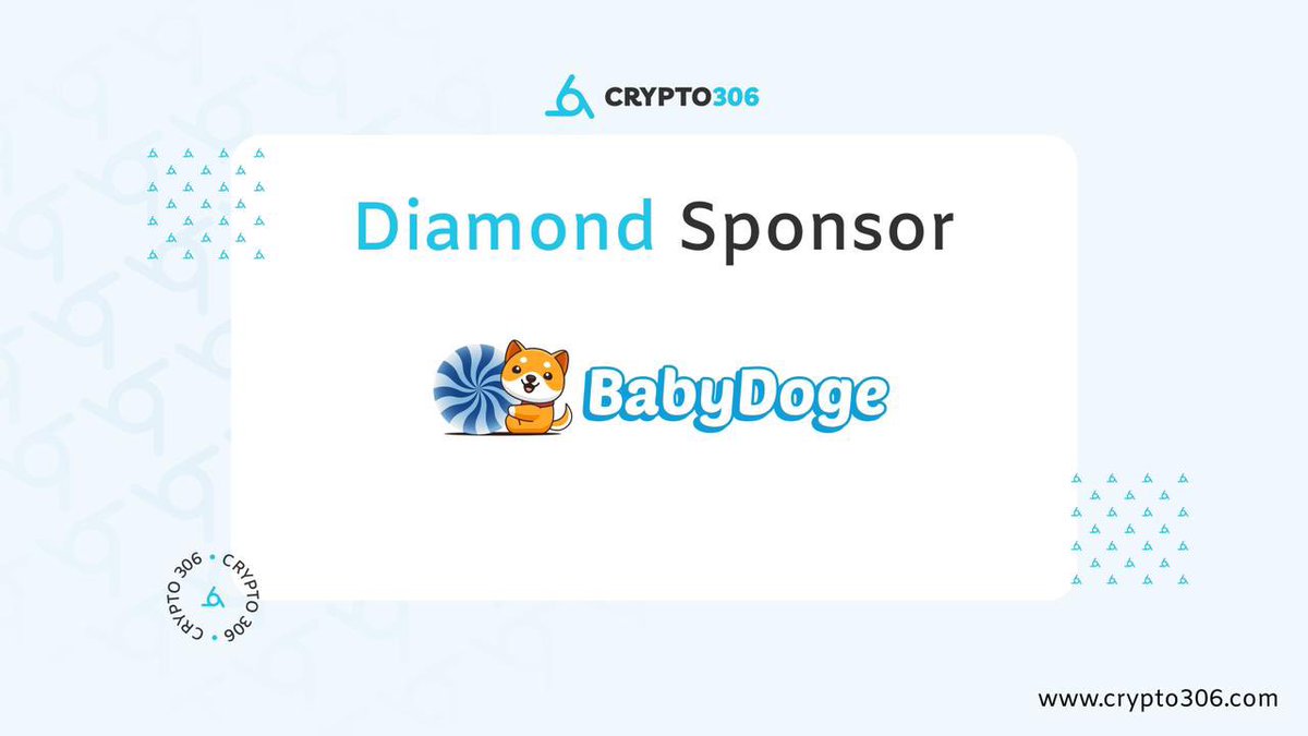 Crypto_306's tweet photo. Hello Crypto enthusiast! 

Get ready for the Biggest Crypto Exhibition in 2023!

#Crypto306 is delighted to announce the Official Diamond Sponsor - @babydoge 

We are excited to see you around at Crypto 306 Dubai on 3rd and 4th of May 2023. 

See you there! https://t.co/jVyXJKkgfp
