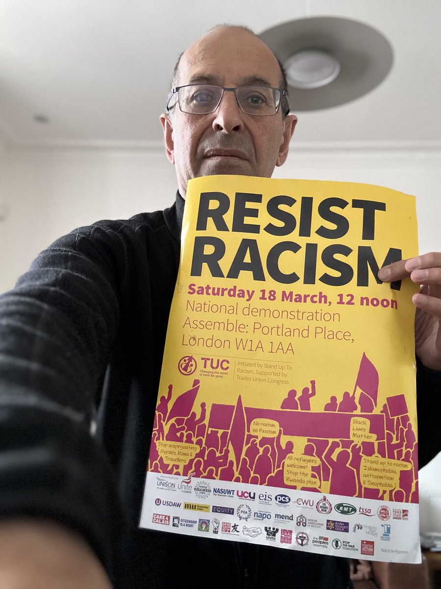Join the demonstration #ResistRacism @The_TUC ⁦@AntiRacismDay⁩