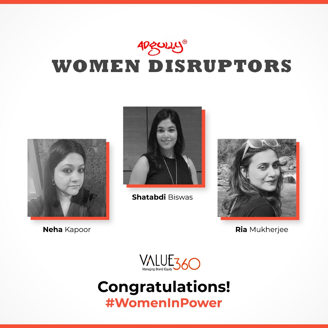 value_360's tweet photo. Empowering women, inspiring change - Celebrating the unstoppable force. 🤝

Congratulations to our Woman Disruptors 💯

#WomenInPower #congratulations #adgully #womendisruptors #empoweringwomen #Value360 #V360Group #PublicRelations #contentwriting https://t.co/c57A1MB7N1