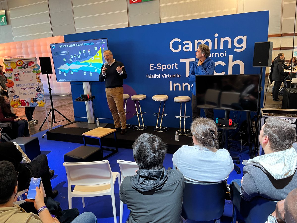 On parle du « e-sport » à la Game Tech Arena <a href="/SofteamGroup/">Softeam</a> ! 
#MDF2023 🎮 💻