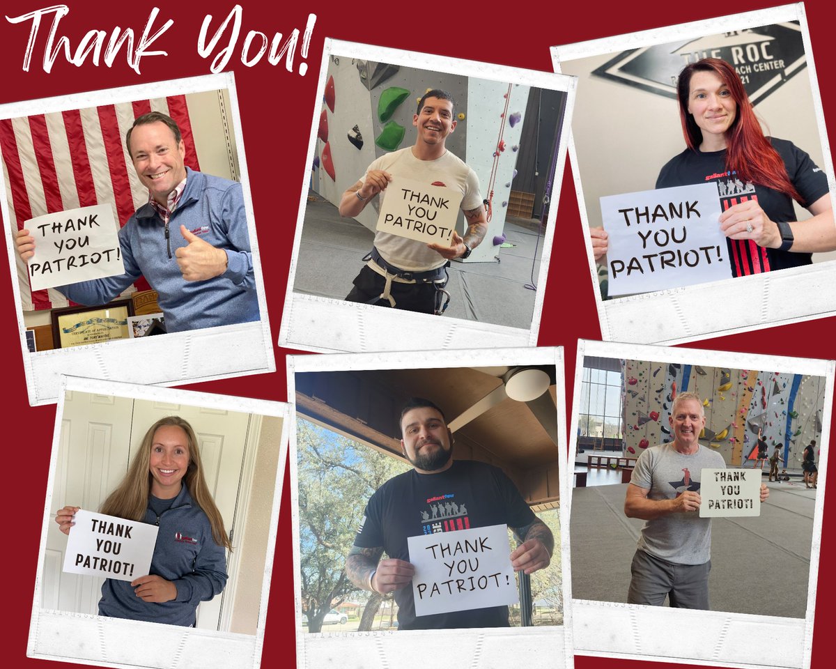 Each year we are blown away by the support our <a href="/gallantfew/">GallantFew</a> community gives as they rally together to help us be America's Veteran team!  

Each member of the <a href="/gallantfew/">GallantFew</a> team wants to say....

THANK YOU!