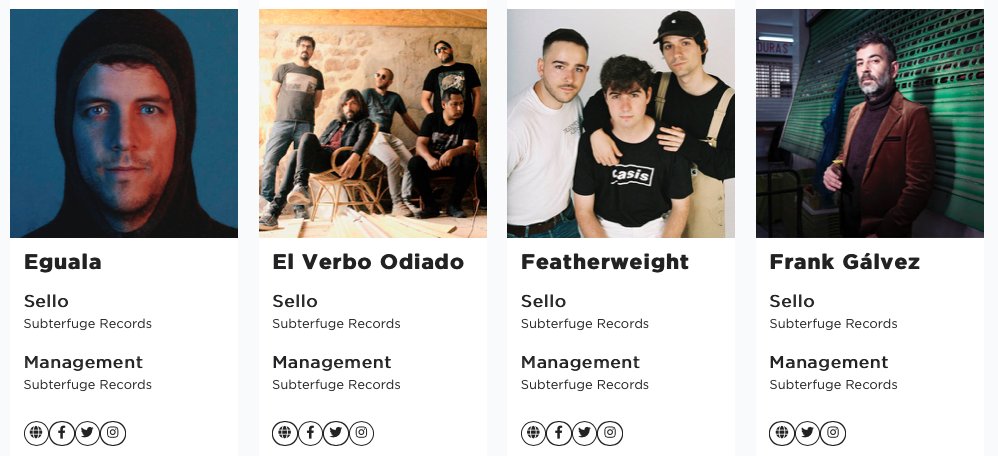 Subterfugerec's tweet photo. ¡VOTA YA por tu artista favorito en los @PremiosMIN! 

https://t.co/YOtAgekrxA

@somosballena, #CHOLEY, @ColecDaSilva, @corizonas, @Egualamusica, @ElVerboOdiado, @FeatherweightSP, @FrankGalvez76, @ImpactoVudu, @jordanabmusica, @LaDanifpozo, @_lalaloveyou_ y más!! https://t.co/mJRS3oeRtS