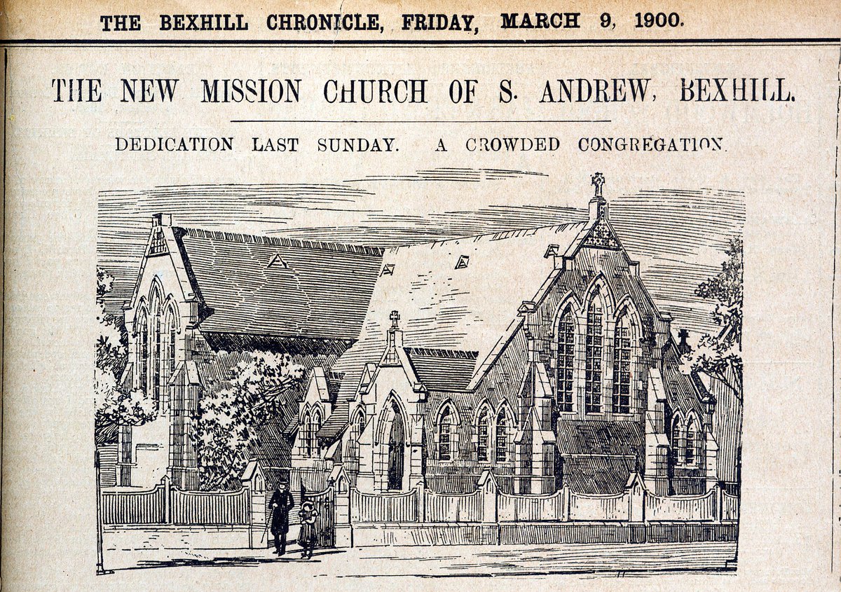 Bexhill Museum on Twitter ""The New Mission Church Of St. Andrew
