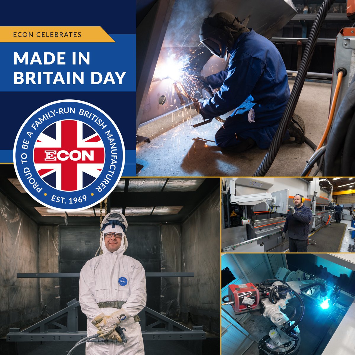 Today is Made in Britain Day! Did you know that every single Econ vehicle is manufactured from the chassis up at our factory in Ripon, North Yorkshire? We are proud to be a family-run British manufacturer since 1969 🇬🇧 #Yorkshire #Manufacturing #MadeInBritainDay