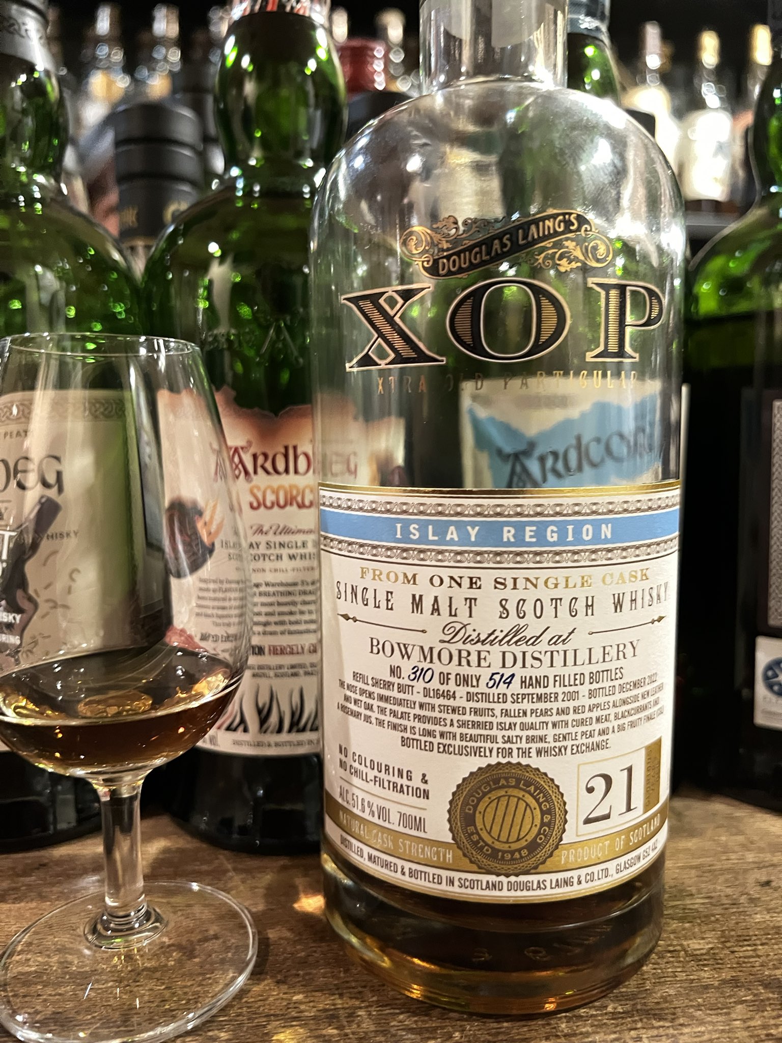 希少 ボウモア Bowmore 2001 21年 TWE xop