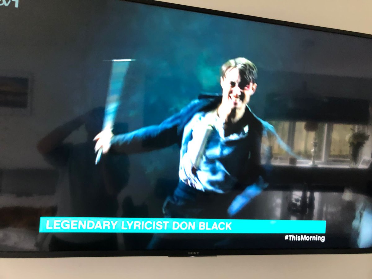 Great to see #donblack and <a href="/Bonnie_clydeLDN/">Bonnie & Clyde</a> featuring on <a href="/ITV/">ITV</a> this morning - still not over last night