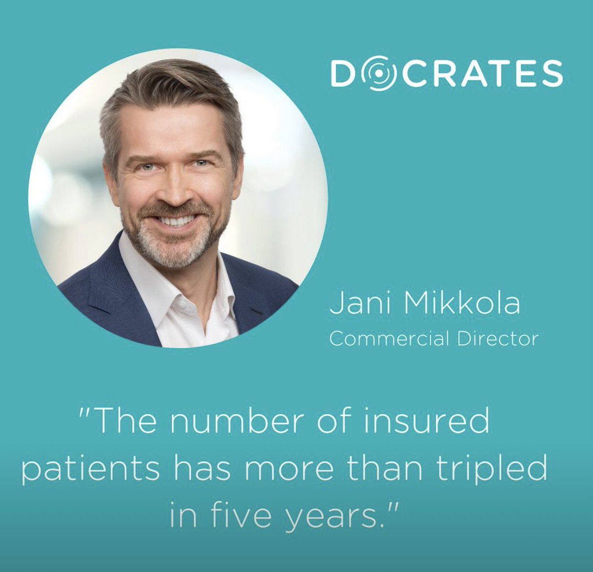 A new phenomen in the field of private Cancer treatment: the number of insured patients has more than tripled on five years. Read more here: docrates.com/en/the-number-… #cancertreatment #cancerdiagnostics