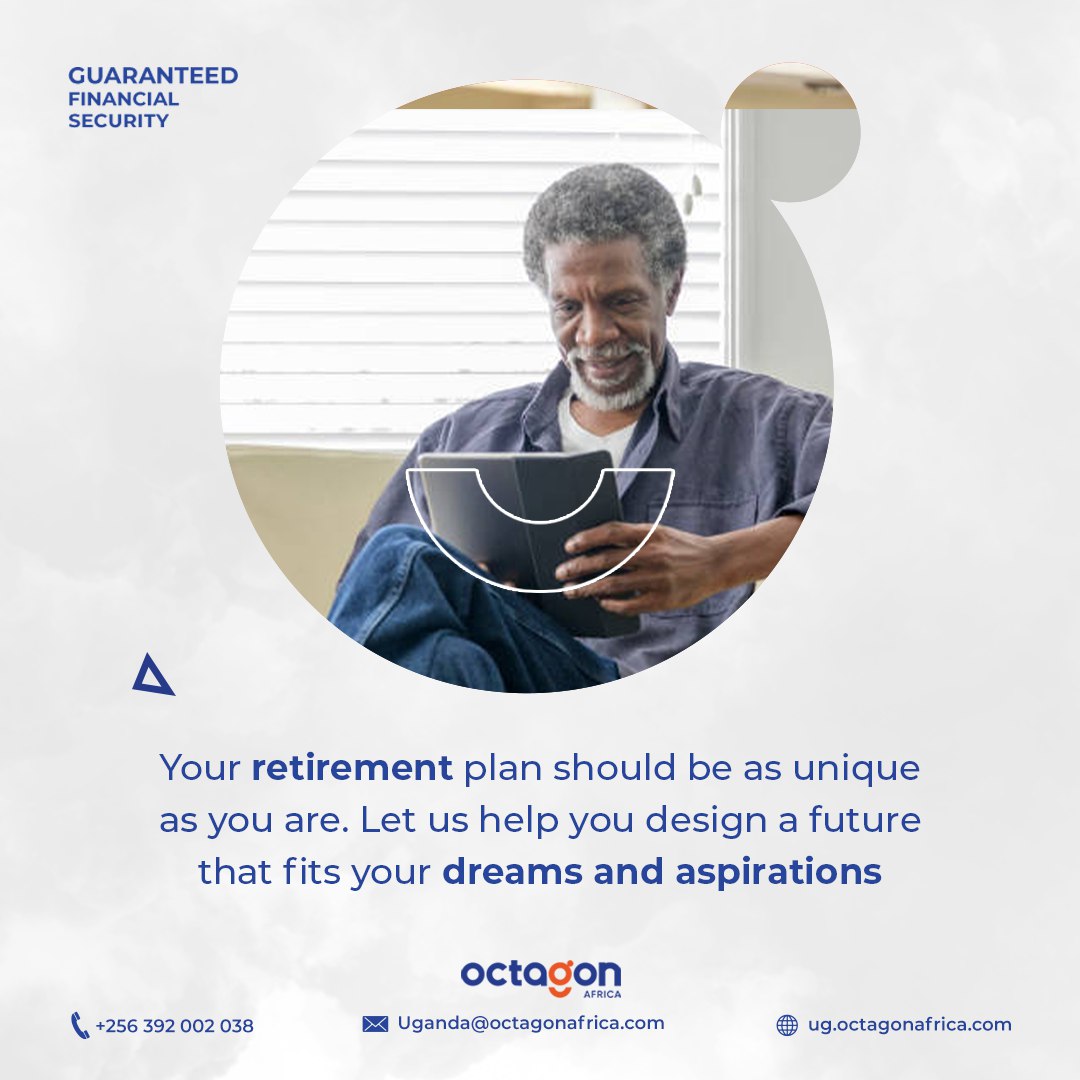 🌅 Retirement may feel far away, but it's closer than you think! ⏰ Whether you're just starting your career or getting close to retirement age, it's never too early or too late to plan for your future.

#OctagonUG #PensionPlanning