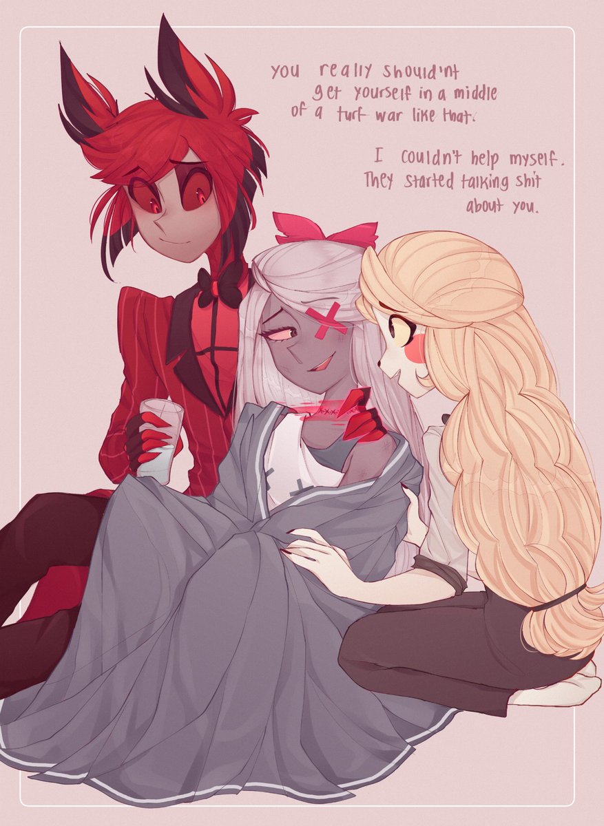 2logako's tweet photo. Deactivating my old account, so I'm reuploading art
#HazbinHotel https://t.co/4uVSOVPipW