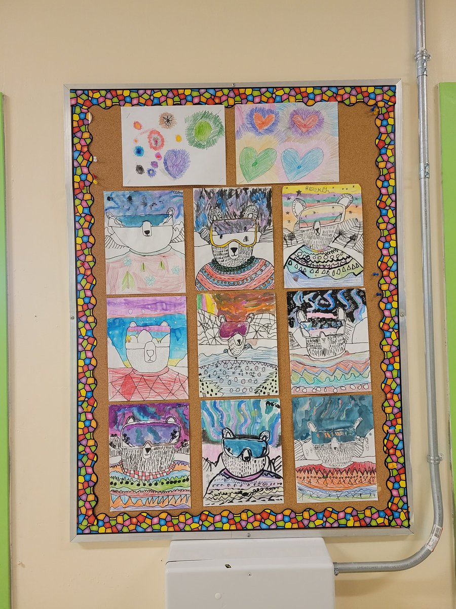 MsGosse_Morris's tweet image. The sweetest February Art is coming down for some March Art #almostspringtime