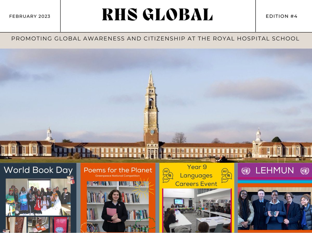 We are delighted to share with you the fourth edition of RHS Global, our pupil-led newsletter which seeks to share our global awareness, sustainability and citizenship activities. Read here: bit.ly/RHSGlobalPages #navigatingsuccess #RHSGlobal #RHSTogether