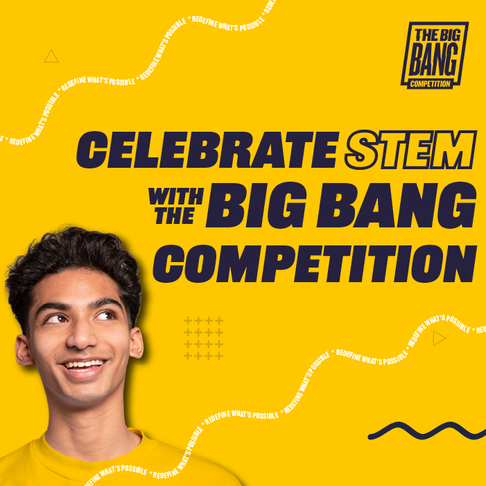 Calling all 11-19 year olds 📣 Don't forget to enter the @BigBangUKSTEM Big Bang Competition by 30 March 2023 at 5pm!  

Find out more and enter the #BigBangCompetition now: zurl.co/QW7d