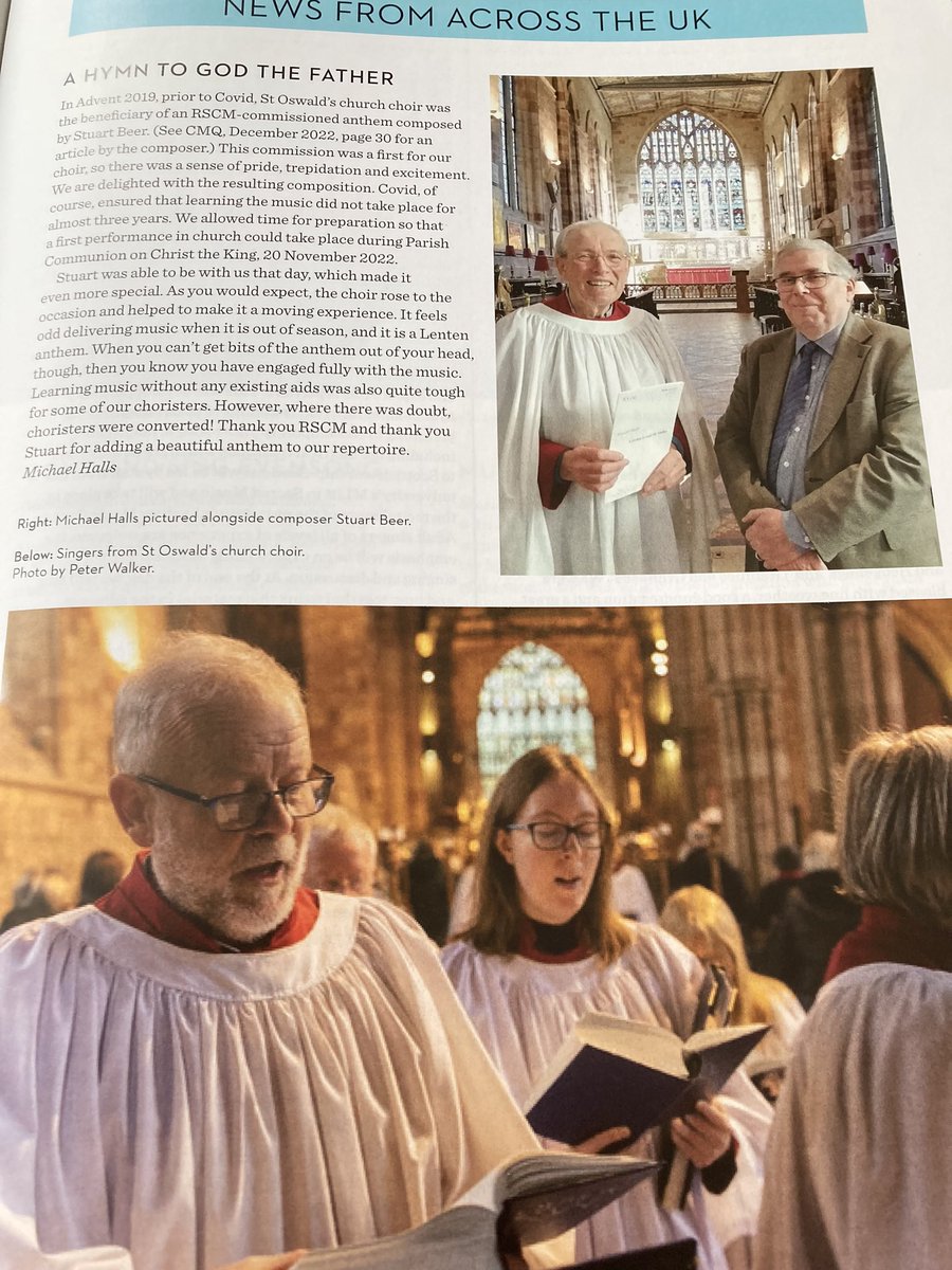 CoslettCarol's tweet photo. @RSCMDerbyshire congratulations to Ashbourne @DerbyCathedral @DioceseofDerby https://t.co/8t7v8JLmix