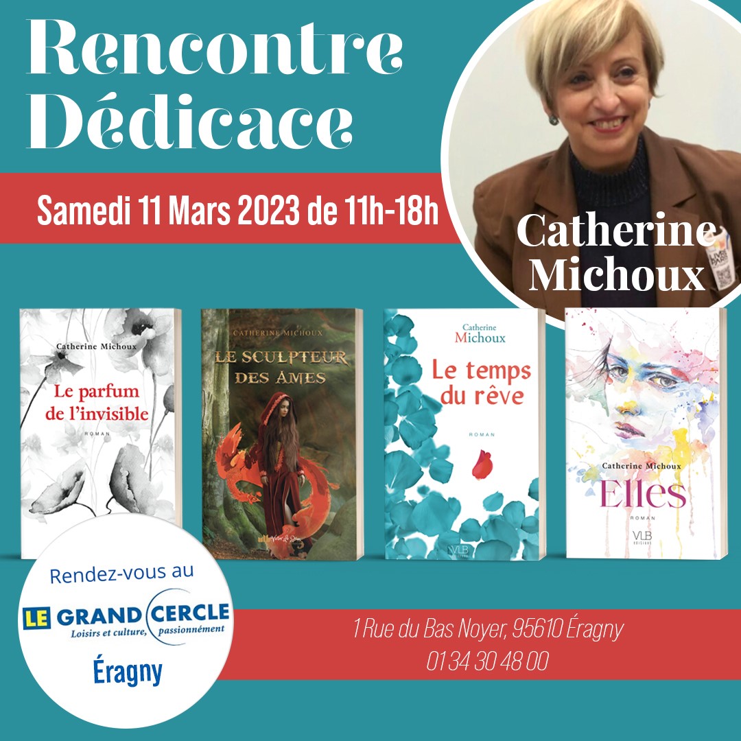 Sofiadis_off's tweet photo. 📅 #chez_nos_libraires 

 2e étape, ce samedi 11/03, des rencontres/dédicaces avec l'auteure Catherine Michoux cette fois-ci dans le Val d'Oise (95). Plus précisément à la librairie @legrandcercle95 à Eragny.

🛒 > Venez nombreux &amp; avec vos exemplaires : https://t.co/1XocxbyOxK https://t.co/piRnpkE808
