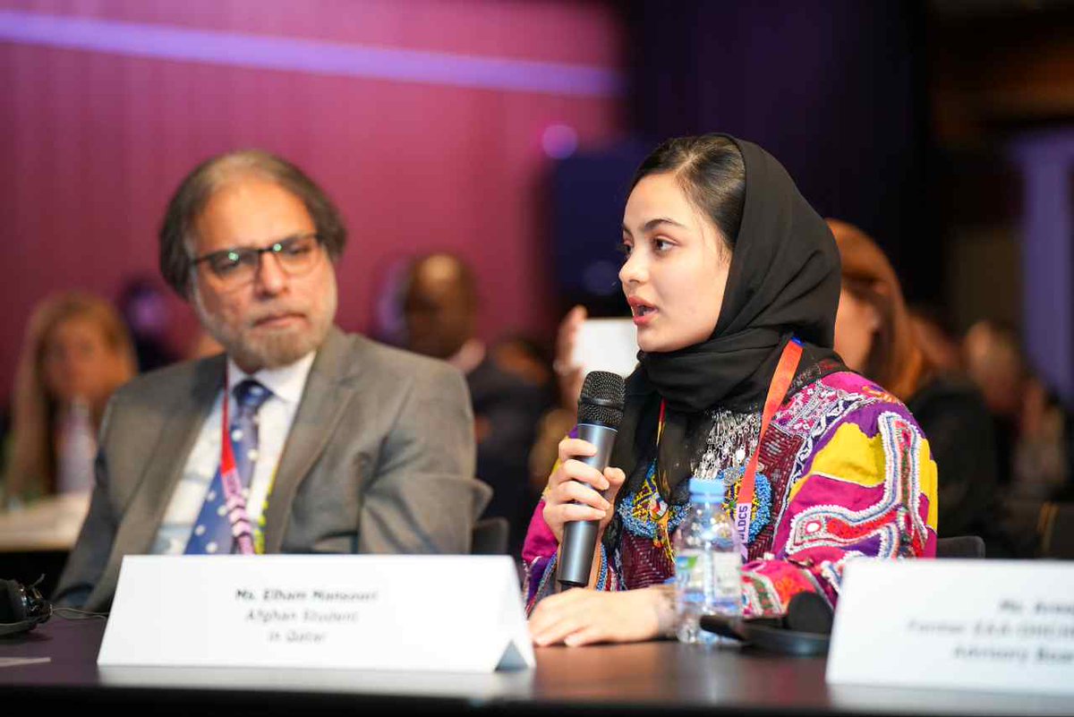 ElhamMansoory's tweet photo. Prat of my speech in #LDC5 conference: 533 days have passed since the Taliban took away the right to life from Afghan women and girls.If you want a world with justice and peace, everyone should have the right to access education. https://t.co/9UBGePqU2Y