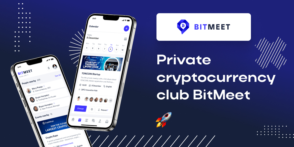 ultramining_com's tweet photo. Hey! Did you hear about #crypto app #Bitmeet?
It is a truly unique social network. The entry is free but only by a special invite. You can find friends, invite your team, and network in local chats based on your location.
Sign up now: https://t.co/x0IbHh59j0
#Cryptocurency https://t.co/J1b1IlJmxA