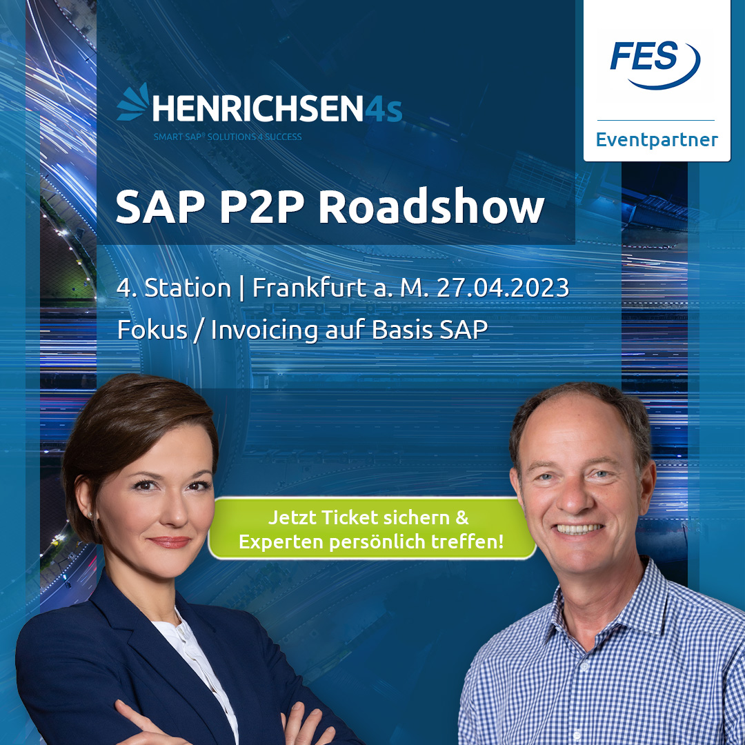 𝐒𝐀𝐏 𝐏𝟐𝐏 𝐑𝐨𝐚𝐝𝐬𝐡𝐨𝐰 𝟐𝟎𝟐𝟑 - 𝐋𝐈𝐕𝐄 
📚Goethe sagte einst: "Wir haben genug Zeit, wenn wir sie nur richtig verwenden." Die Zeit richtig nutzen - sich mit SAP-Experten austauschen!𝐅𝐫𝐚𝐧𝐤𝐟𝐮𝐫𝐭 𝟐𝟕.𝟎𝟒.𝟐𝟎𝟐𝟑. Ihr kostenloses Ticket: l.henrichsen.de/RS-Frankfurt-2…