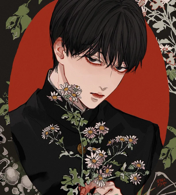 #これから絶対伸びるので今のうちにフォローしておいた方がいいですよ赤色と耽美的な雰囲気が好きです 