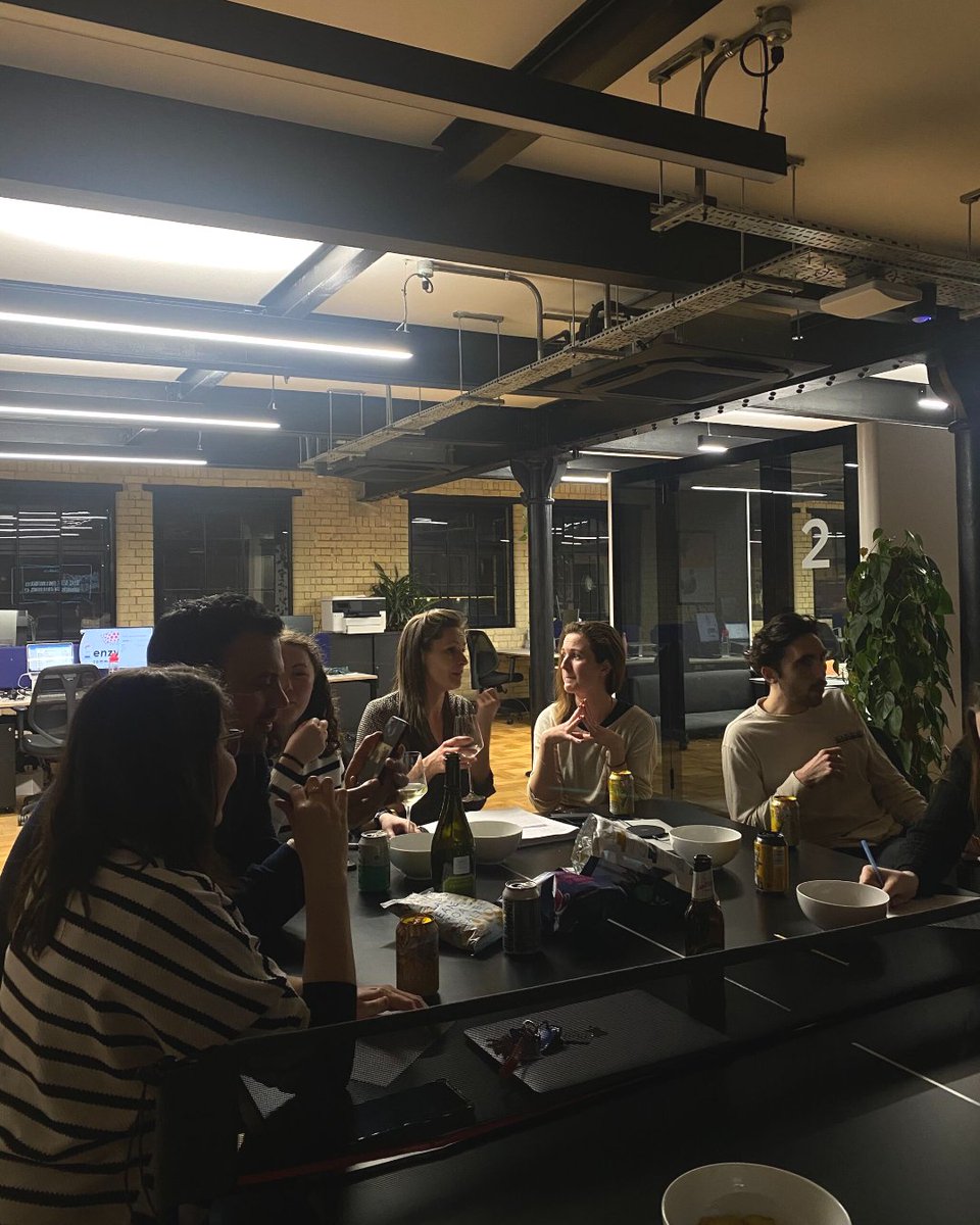 EnzymeComms's tweet image. Last night Enzyme put on their thinking caps and took part in a pub quiz organised by our clever Culture Committee. Team 'Quiztina Aguilera' were crowned champions demonstrating both brains and beauty!