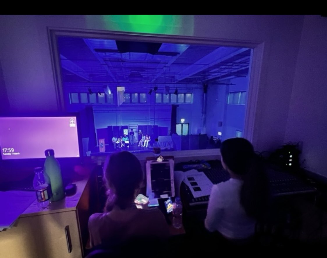 LanfrancAcademy's tweet image. LIGHTS, CAMERA, ACTION 🎬🎭! Our drama production has been a huge success this week! We love to see our students developing in confidence and showing their creative side. View from the lighting and sound booth! Congrats to all involved 🥳! #drama #developingconfidence