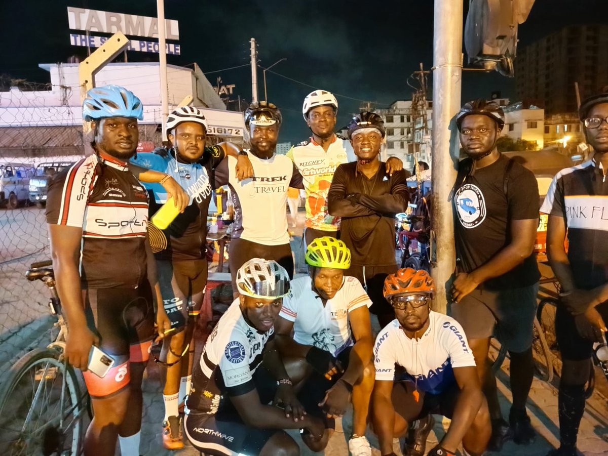 BifwoliT's tweet photo. The Crew... Growing stronger everyday.  Keep pushing guys. Ride4arthritis Dec 2023, Nairobi-Kitale-Kisumu. We shall be ready. @AndShanzu @TransNzoia @KisumuCountyKE @NakuruCountyGov @UGC_TheChampion @TononokaGroup @Greenstedschool @texasalarm, @AdoyoB @alfinjes https://t.co/DAlTkHpSuT