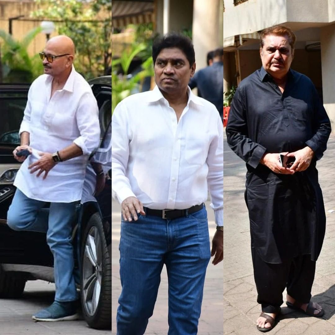 #RakeshRoshan , #JohnnyLever & #RazaMurad Arrived At #SatishKaushik Residence In Mumbai To Pay Condolences To His Family.
#RipLegend #RIPSatishKaushik 

#Bollywood