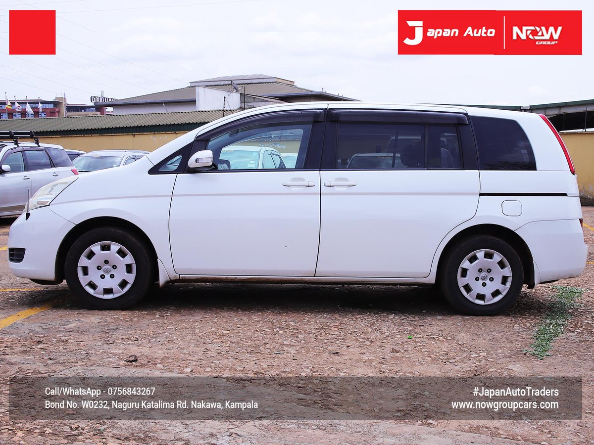 Japanautotrader's tweet image. In Stock, Toyota Isis Platana 2008
Call or WhatsApp us on 0756843267 or visit nowgroupcars.com #nowgroupcars #japanautotraders #kampalarides #safecars #Uganda #luxurycarsforsale #instagramcars #tiktokcars #snapchatcars #kampaladealership #toyotaisis