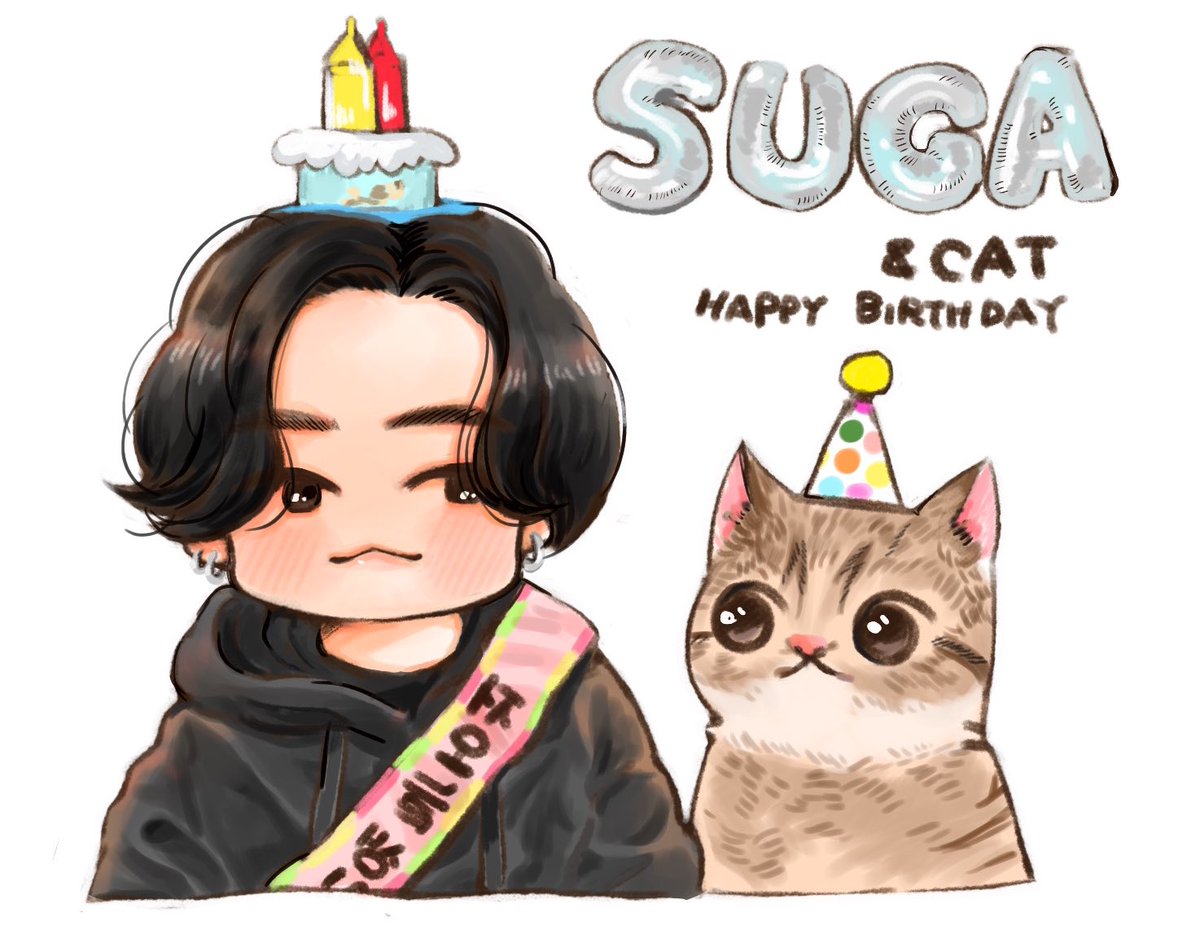 #btsfanart #HappyBirthdaySUGA