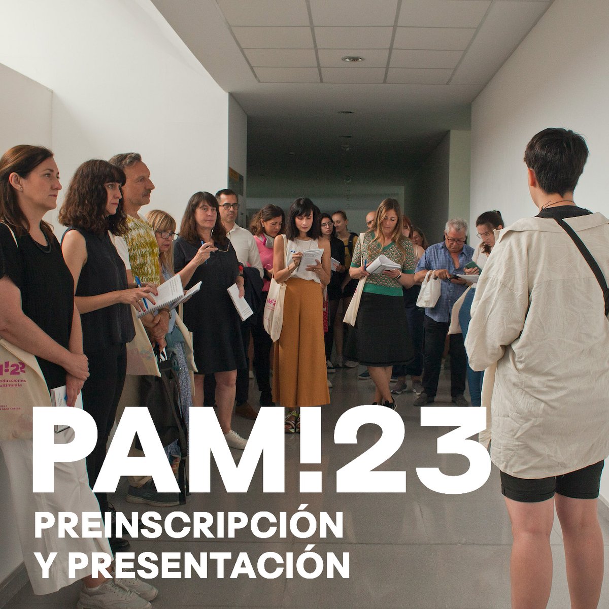Ya está abierta la preinscripción para PAM!23, ShortPAM y TransporArte. Abierta hasta el 21 de marzo de 2023.

Formulario y presentación de la reunión informativa: culturabbaa.webs.upv.es/archivos/7469