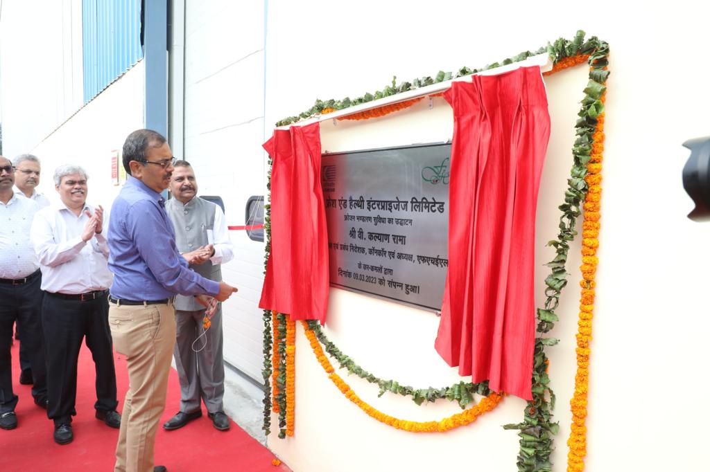 ConcorFhel's tweet photo. Inauguration by Chairman &amp; Managing Director, CONCOR and Chairman, FHEL of the modern palletised frozen warehouse at FHEL, Agri-Logistics Centre, Rai industrial area, Sonepat, Haryana on 09.03.23.@concor_india @VKRamaCMD @ConcorNro @ConcorNwr @ConcorArea3 @ConcorArea4 https://t.co/mKzwXL96XL