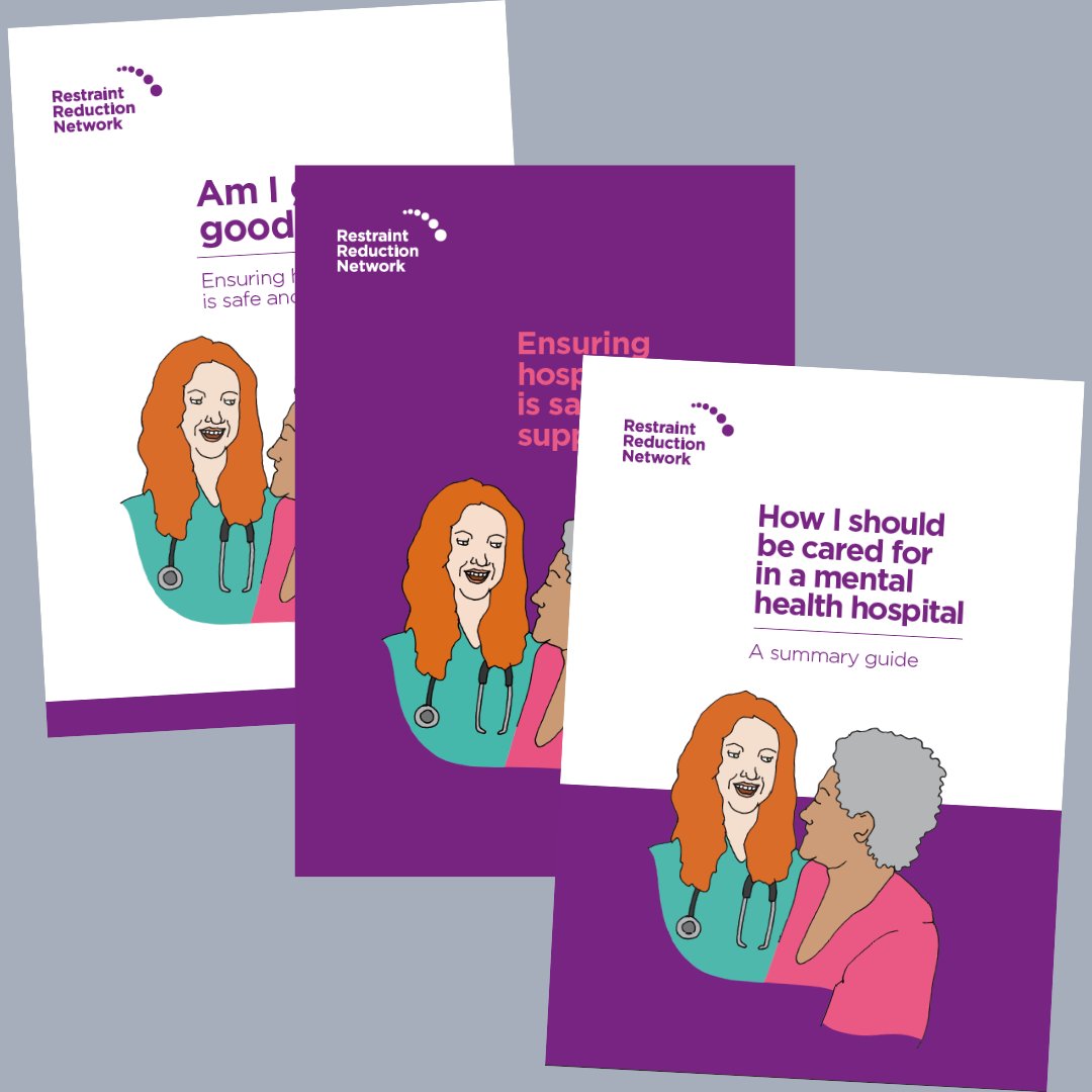We've launched our new 'How I should be cared for in a mental health hospital’ resources, providing information for people and families on what to expect when in hospital and how to know if you're getting good care.

Download the resources at restraintreductionnetwork.org/resources/inpa…