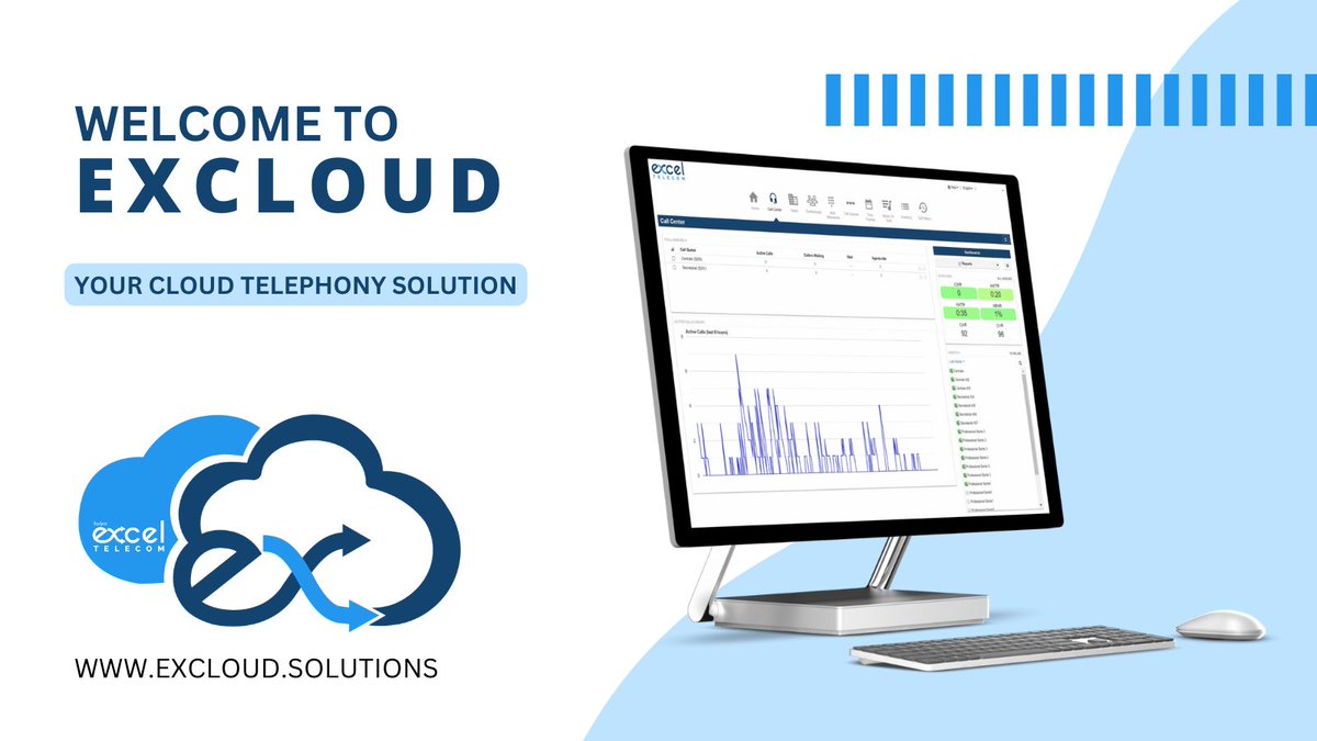 ExcelTelecominc's tweet image. Welcome to exCloud!
exCloud is ExcelTelecom’s cloud telephony solution.  It was designed not only to flex to fit your needs but also to be easy to manage, simple to scale, and a pleasure to use!

exceltelecom.com/en/solutions/c… 

#BusinessCommunications #CanadianPhoneSystem #excloud