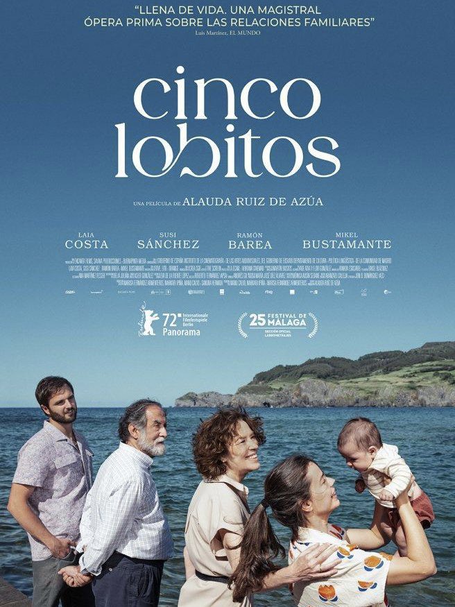 CINCO LOBITOS obtiene seis nominaciones a los Premios Platino: ópera prima, actriz protagonista, actor de reparto, actriz de reparto, música y “cine y educación en valores”.