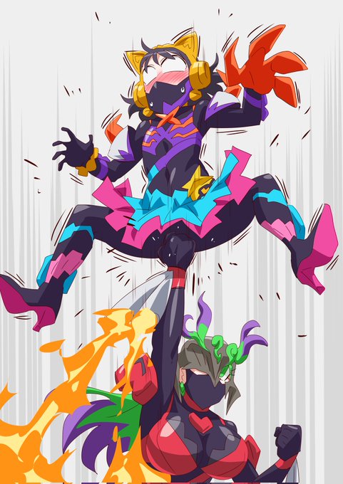 ブーストは敵に回ると厄介 #キュアライダー #ライダー少女 