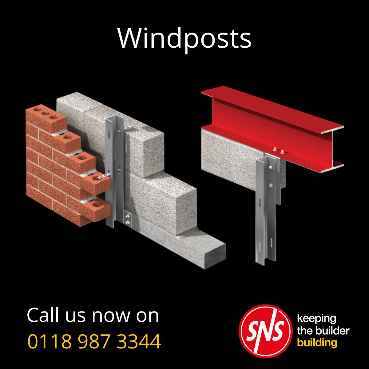SNS supply your Windposts to a bespoke design - send your drawings to projectsales@snsbp.co.uk for a full take off of Windposts so that we can arrange delivery to your site BEFORE you run into delays.