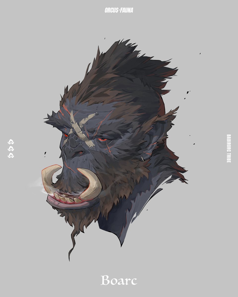 「Boarc of the Babirorc tribeBoarc, an anc」|Patrick Gañasのイラスト