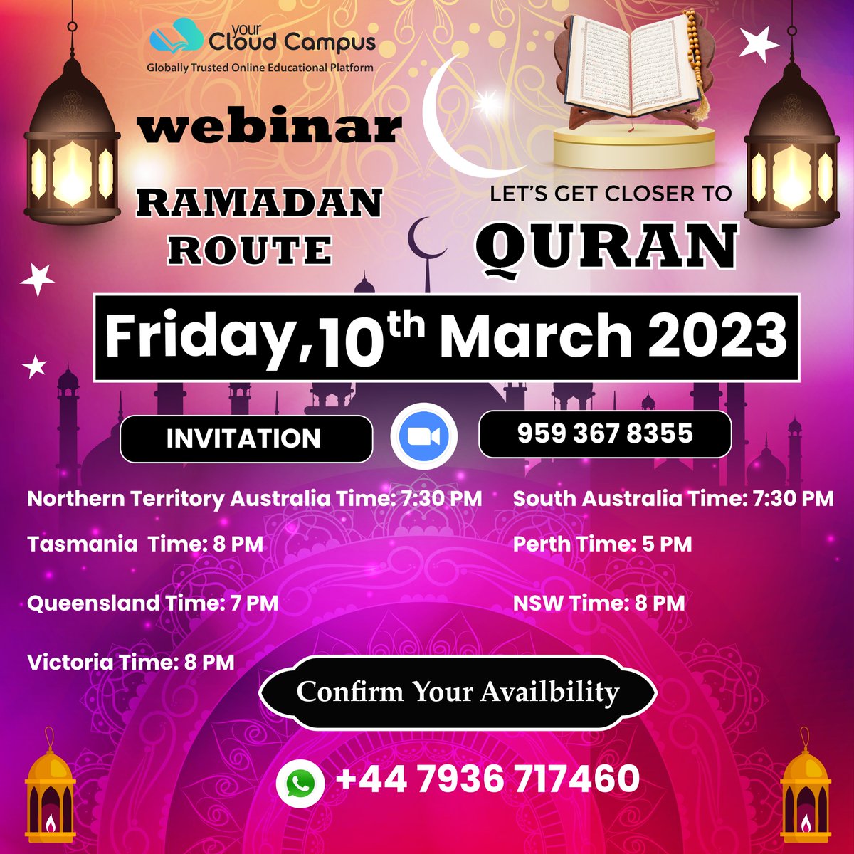 YConlinetuition's tweet image. Understanding the Significance of #Ramadan
#OnlineTuition #VirtualLearning #StudyFromHome #DistanceEducation #eLearning #RemoteEducation #StayAtHomeLearning #OnlineEducation#RamadanWebinar
#Ramadan2022 #RamadanSpirituality #RamadanFasting #RamadanCharity
#RamadanCommunity