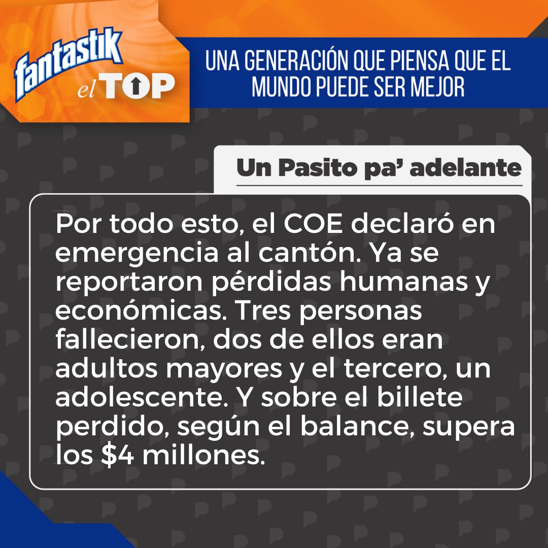 LaPosta_Ecu's tweet photo. Las lluvias en el país causan fuertes estragos en la costa ecuatoriana. Pero en Chone ya se superan los $4 millones en pérdidas. Desliza y lee toda la info. 🌧️ https://t.co/d28im8OCDH