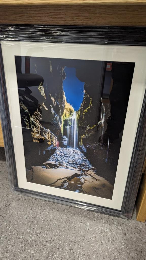 AHenniganPhoto's tweet photo. First one of these ready for it's new home. Many thanks to @FineEyeFraming for the quality work as ALWAYS 

#notsosecretwaterfall #photography https://t.co/vs8nU3zOQK