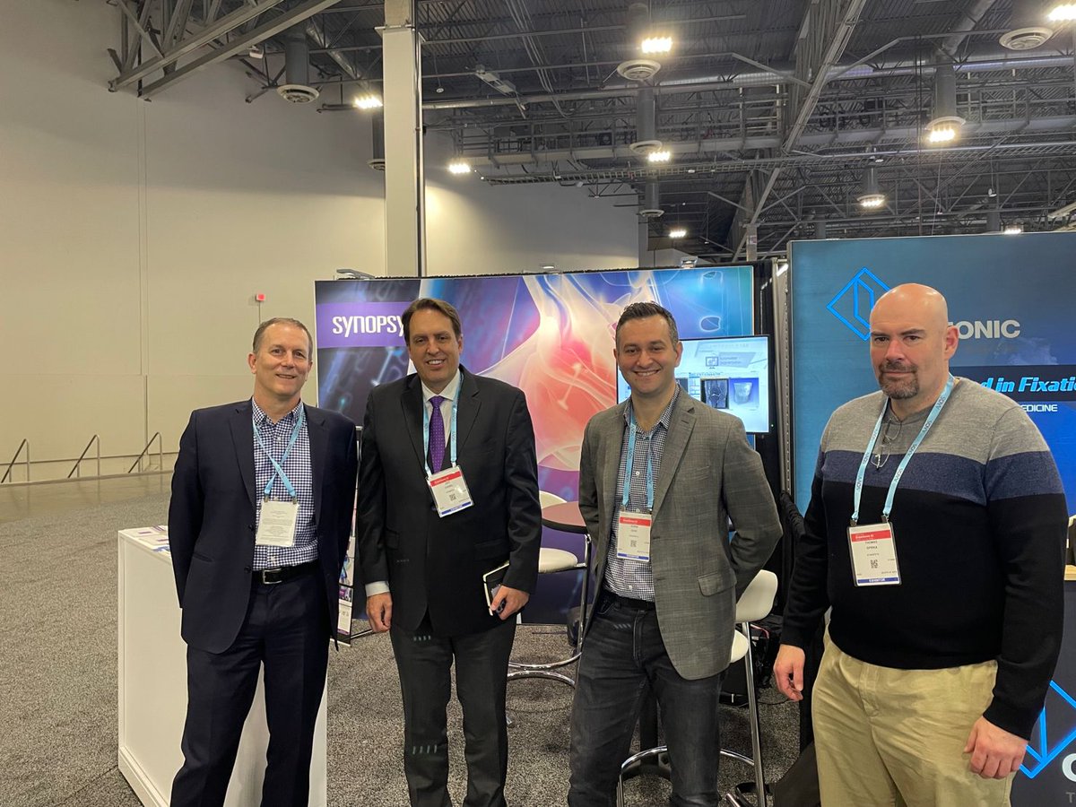 Simpleware_SNPS's tweet image. Fun times at @AAOS1 2023!
Visit our @Synopsys booth #3310 and our colleagues will happily chat with you about our @Simpleware_SNPS Software solutions for #Orthopaedics.
#medical3dprinting #3dprinting #surgicalplanning #pointofcare #patientspecific #aaos2023