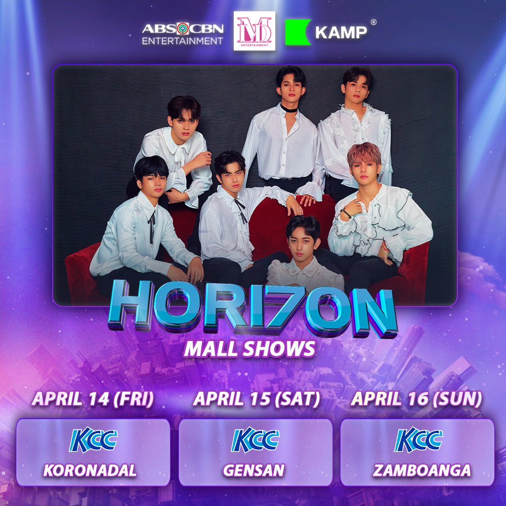 HORI7ONofficial's tweet photo. [💌 HORI7ON's MALL SHOW]

We're going to Mindanao this April! 🇵🇭

See you there! 🫰 https://t.co/fMbaDxkgrY