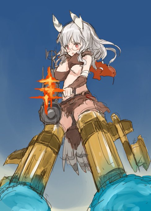 #w_witch 振動に弱いハイデマリー アマゾネス衣装 