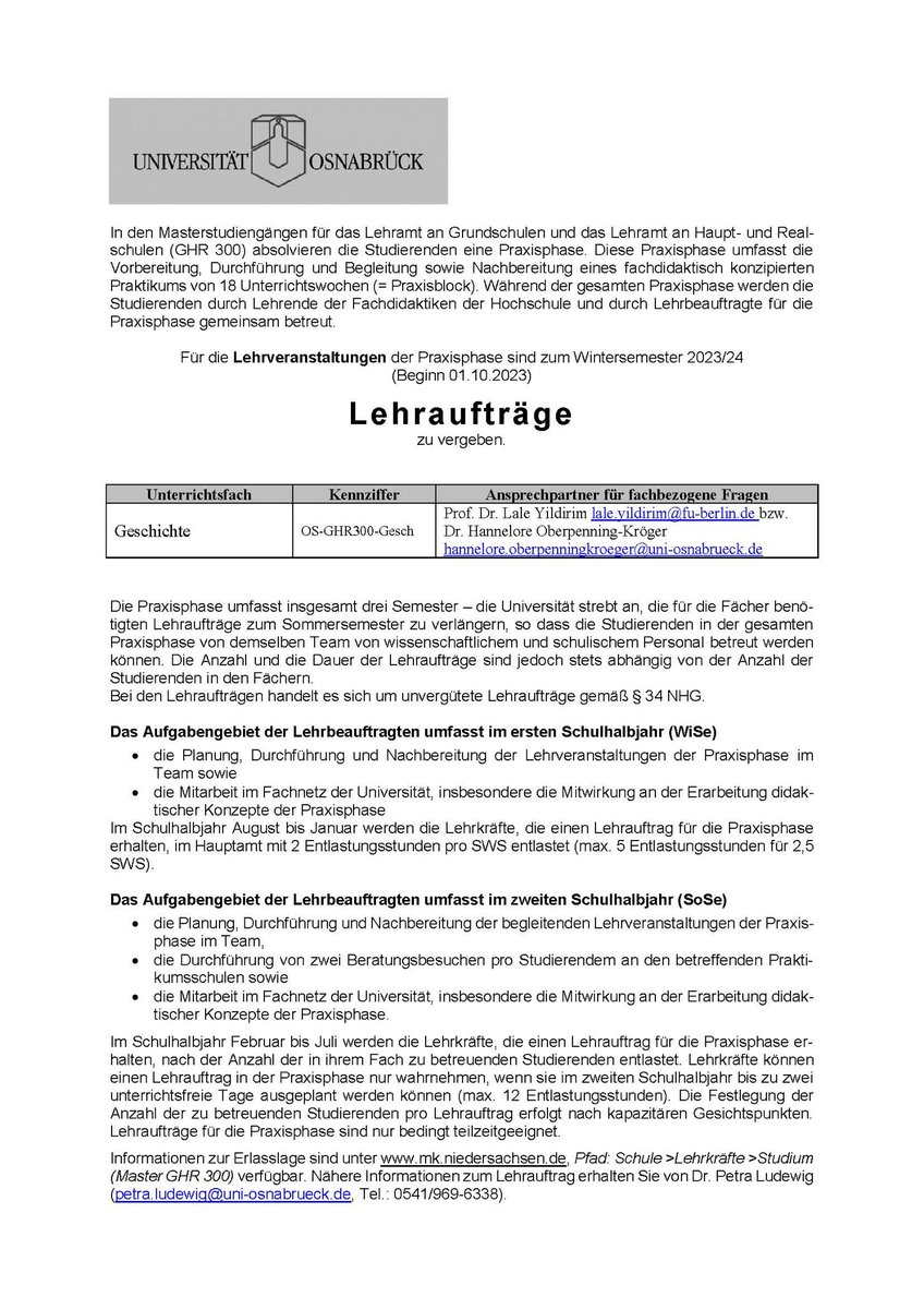 YildirimLPrivat's tweet photo. Das GEDIOS Team der Didaktik der Geschichte ⁦@UniOsnabrueck⁩    sucht engagierte nds. Lehrer*innen (LiP) für das Praxissemester! Bitte teilen! #nds.Lehrer*innen #Praxissemester ⁦@GD_UOS⁩ 👇🏼👇🏼👇🏼👇🏼👇🏼 https://t.co/DWd5OrjFJs